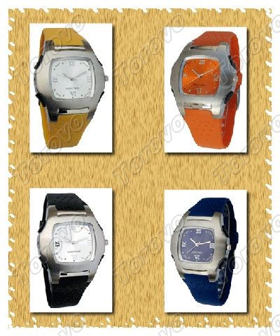 規格:128MB-4GB
產品備注:黑色,黃色,藍色,紅色
精心設 彩色表帶U盤手表