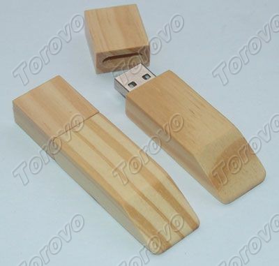 時(shí)尚輕巧;采用新概念造型,便攜的設(shè)計(jì)理念,先進(jìn)工藝加工 梯形木頭U盤