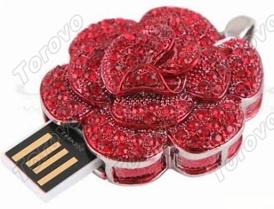 玫瑰花項(xiàng)鏈U盤