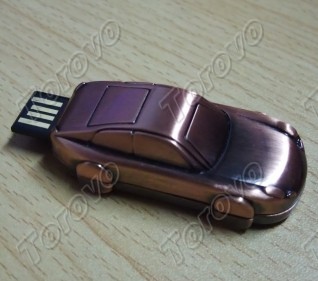 紅銅轎車優(yōu)盤高貴有沉重感汽車U盤