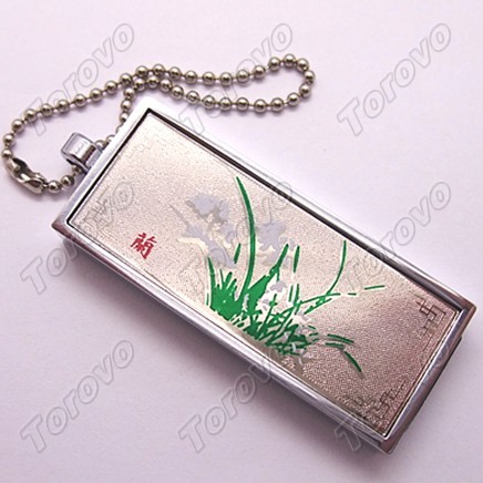 深圳思正電子(正益通)U盤廠家服務(wù)于U盤代工、U盤定做和 定制個性U盤-印有高潔典雅蘭花圖案