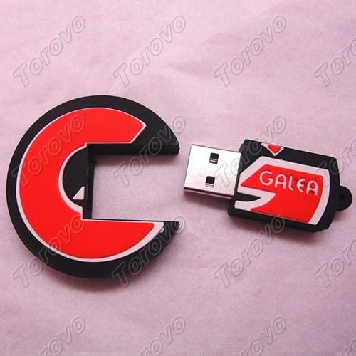 深圳市思正電子(正益通)U盤定制廠家是專業的U盤開模廠 為Galea公司開模定做創意PVC硅膠U盤