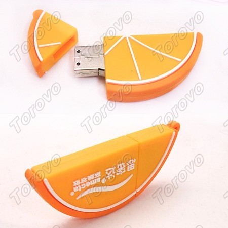 深圳思正電子個性U盤廠家(正益通U盤加工廠)是一家專業 為某醫藥公司開模定做硅膠橘子U盤
