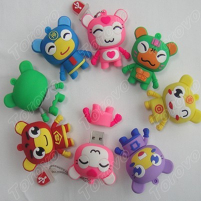 生產(chǎn)供應卡通設計的金剛娃娃U盤