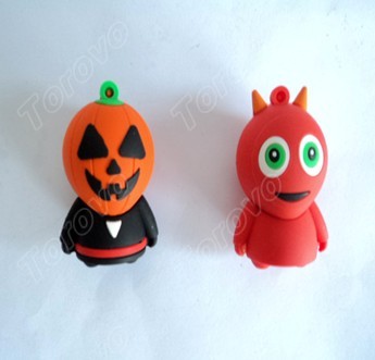 商務禮品南瓜牛角U盤正規廠家定制