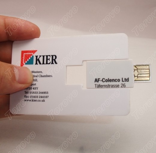 可360度旋轉的名片式U盤/卡片U盤