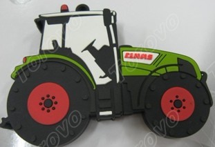 柔韌性好的硅膠材質(zhì)創(chuàng)意拖拉機(jī)U盤