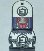 創意鎖魂黑無常白無常硅膠U盤銷售