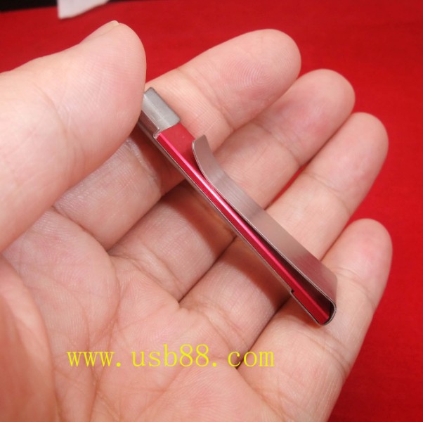 不銹鋼夾子U盤 2013國慶送禮